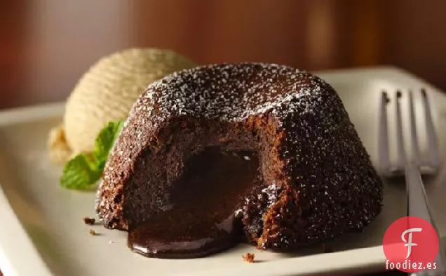 Pasteles Espresso de Chocolate Fundido