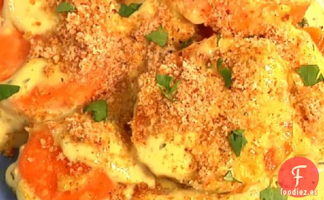 Gratinado de Camote al Curry