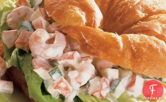 Sándwiches de Pepino y Mariscos