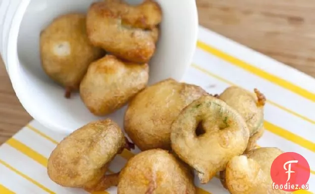 Bocados de Jalapeño Rebozados con Cerveza