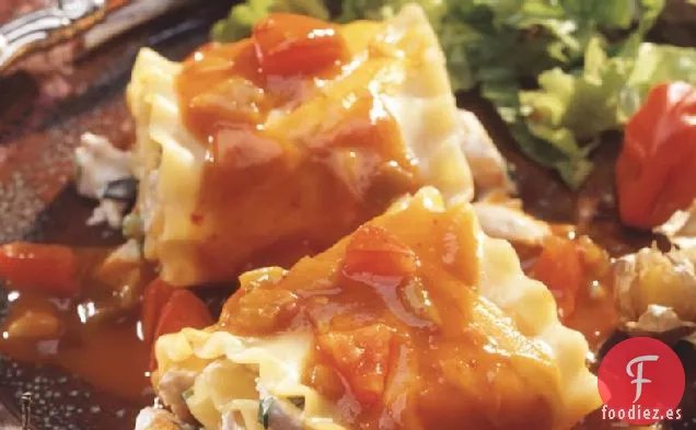 Paquetes de Lasaña de Enchilada de Pollo
