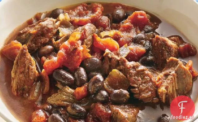 Chile de Frijoles y Carne de Cocción Lenta