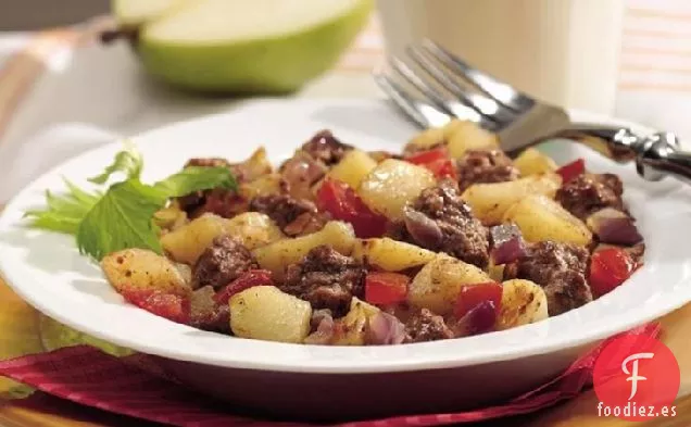 Hamburguesa Hash Sartén Cena