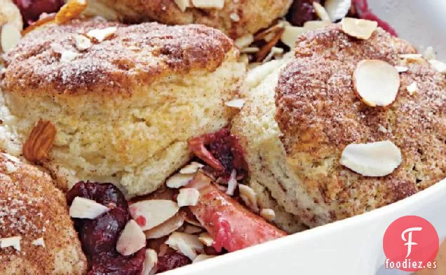 Zapatero de Galletas de Manzana y Arándano