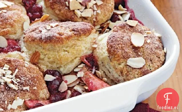 Zapatero de Galletas de Manzana y Arándano