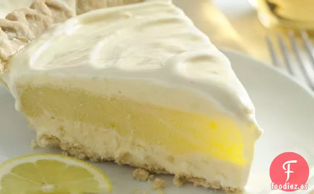 Tarta de Helado con Capa de Limón