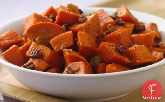 Ensalada de Batata con Aderezo de Naranja y Jengibre