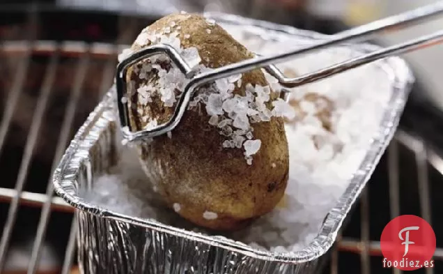 Patatas asadas a la parrilla