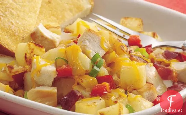 Sartén de Pollo Calico y Papas
