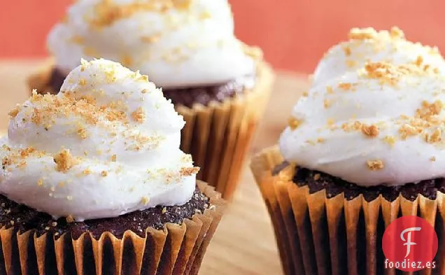 Mini Pasteles de S'mores