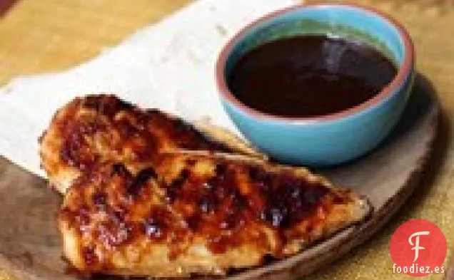 Pollo con Glaseado de Naranja y Chipotle