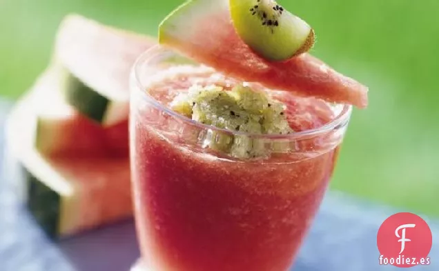 Limonada de Sandía con un toque de Kiwi