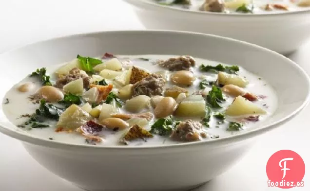 Sopa de Salchicha Italiana Sana