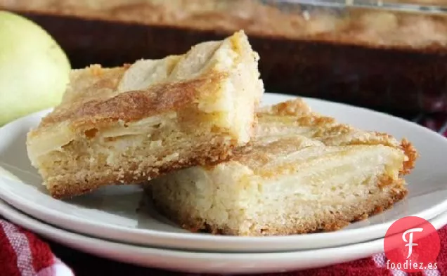 Barras de Galletas de Azúcar de Pera y Mantequilla Marrón