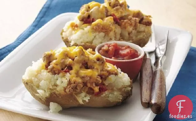 Patatas con Tapa de Carne Tex-Mex