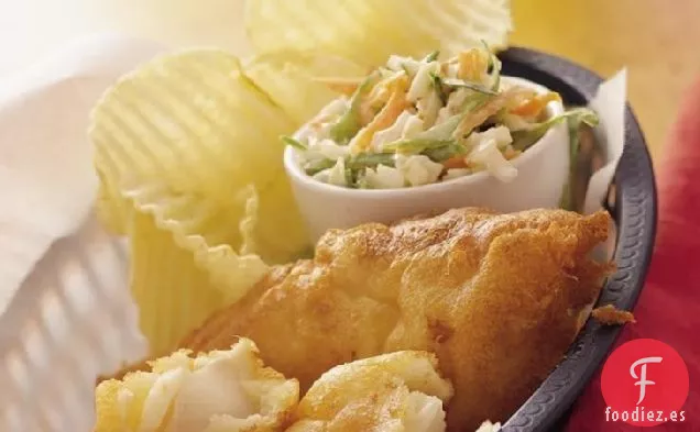 Pescado Rebozado con Cerveza