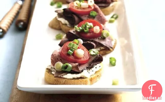 Bruschetta de Carne Asada