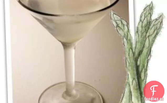 Pargo Rojo Con Espárragos En Salsa De Mantequilla De Vino Blanco