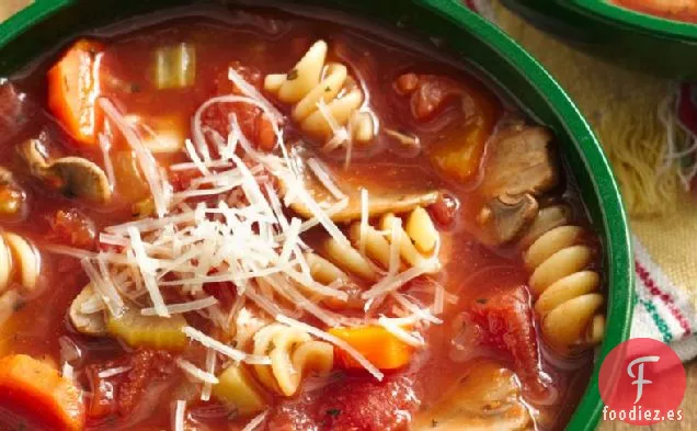 Minestrone de Verduras de Cocción Lenta