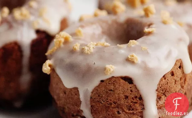 Rosquillas de Chocolate al Horno con Glaseado de Arce