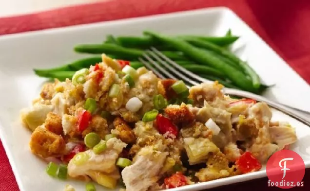 Cazuela de Alcachofa de Pollo