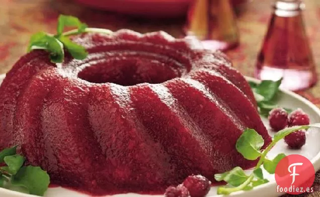 Ensalada de Gelatina de Arándanos Tan Sencilla