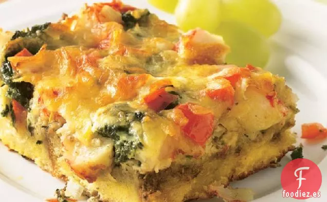 Estratos de Cangrejo y Espinacas