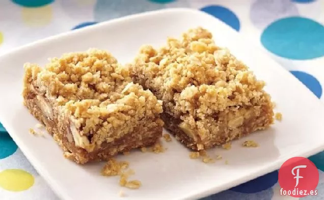 Barritas de Nuez de Manzana y Caramelo
