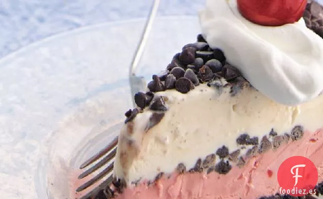 Tarta de Helado de Chocolate y Cereza