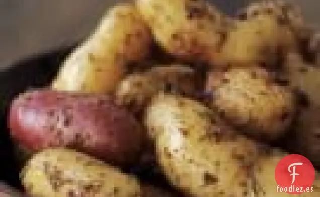 Patatas alevines Asadas a Hierbas Con Mostaza Integral