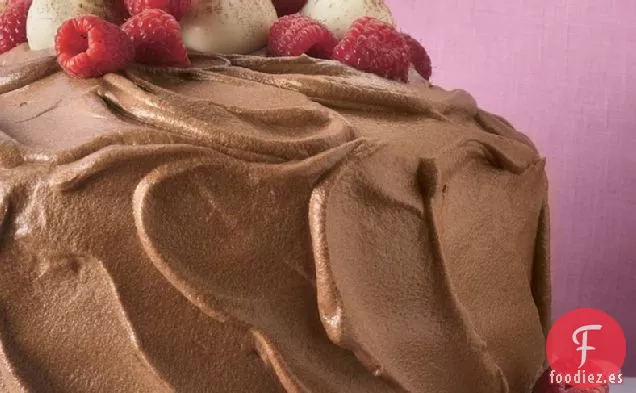 Pastel de Mousse de Chocolate y Frambuesa