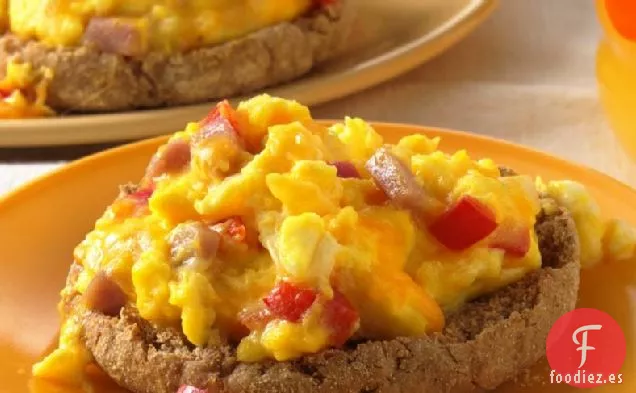 Pizzas de Desayuno de Muffins Ingleses