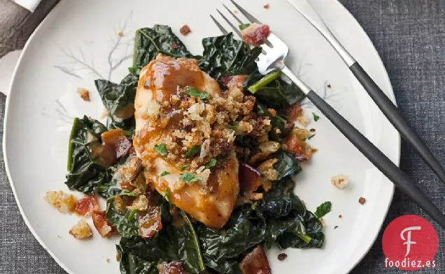 Pechugas de Pollo Glaseadas de Arce con Jus de Mostaza