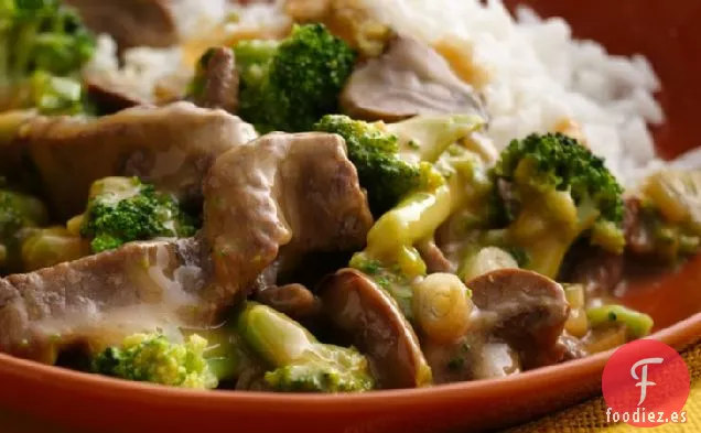 Salteado Fácil de Brócoli y Carne de Res