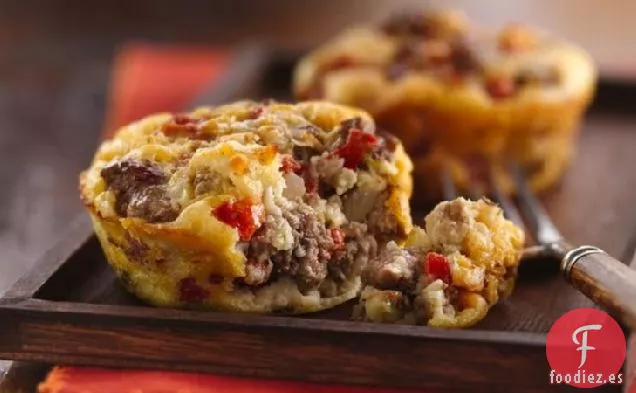Mini Tartas de Hamburguesas Griegas Increíblemente Fáciles