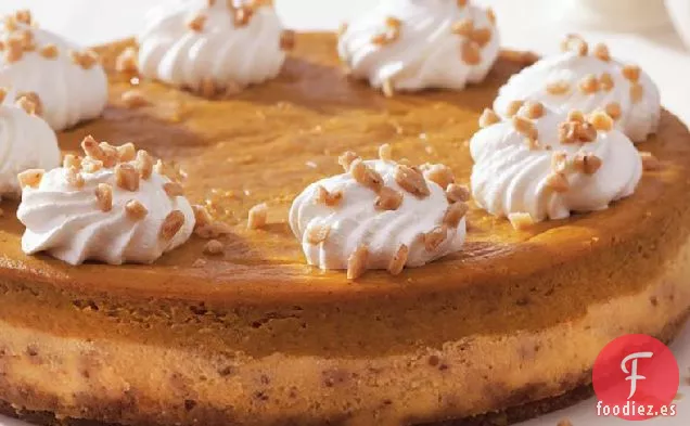 Tarta de Queso de Calabaza y Caramelo