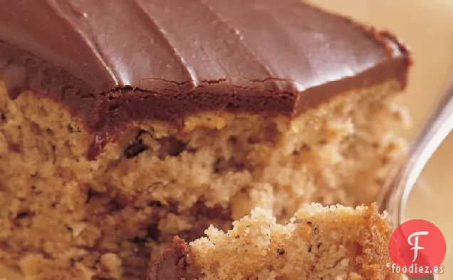 Pastel de Plátano con Glaseado de Caramelo