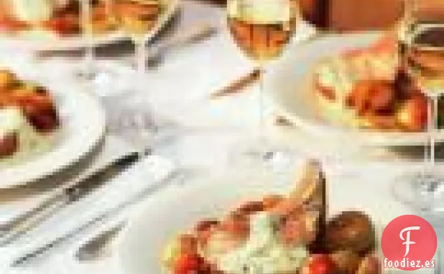 Lomo De Cerdo Asado Con Estragón, Mostaza Y Nata