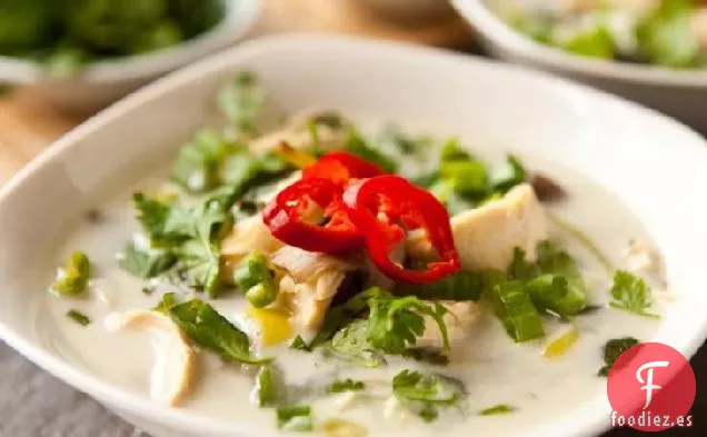 Sopa Tailandesa de Coco