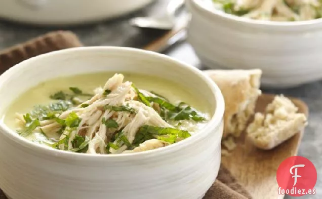 Sopa Tailandesa de Pollo y Patatas al Curry