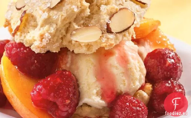 Peach Melba Mantecados