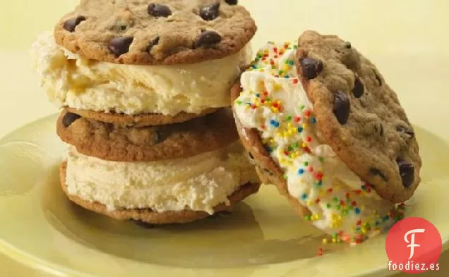 Sándwiches de Helado de Galletas