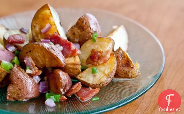 Ensalada Tibia de Tocino y Patata