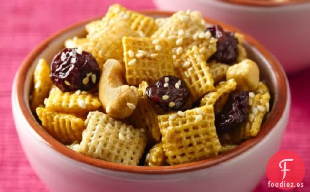 Mezcla de Chex Crujiente de Cereza y Nuez de Miel