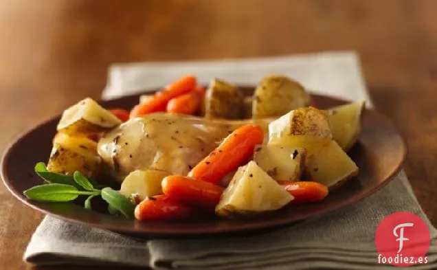 Pollo con Salvia y Patatas