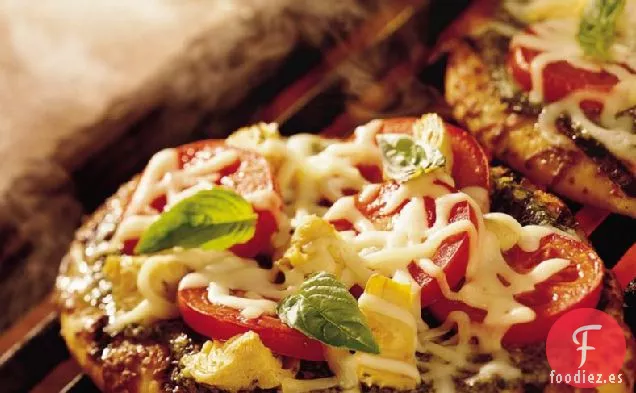 Pizza al Pesto a La Parrilla