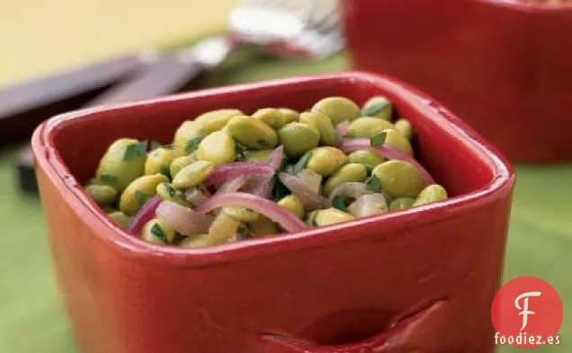 Edamame con Vinagreta de Mostaza