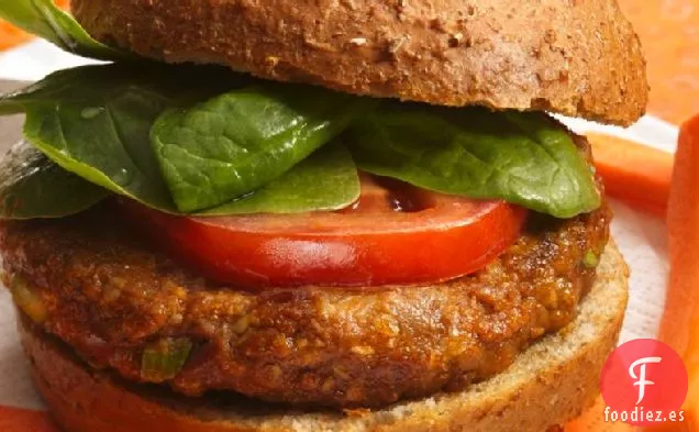 Hamburguesas de Frijoles Picantes con Chile