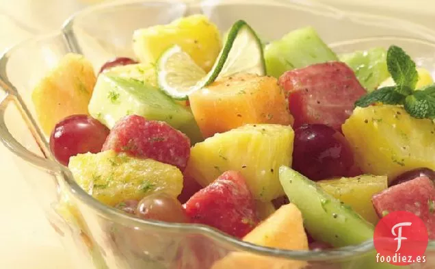 Ensalada Rápida de Frutas con Limón y Miel