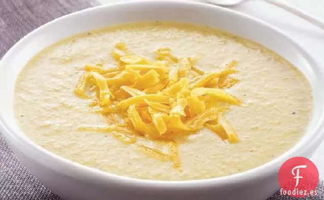 Sopa de Queso con Brócoli